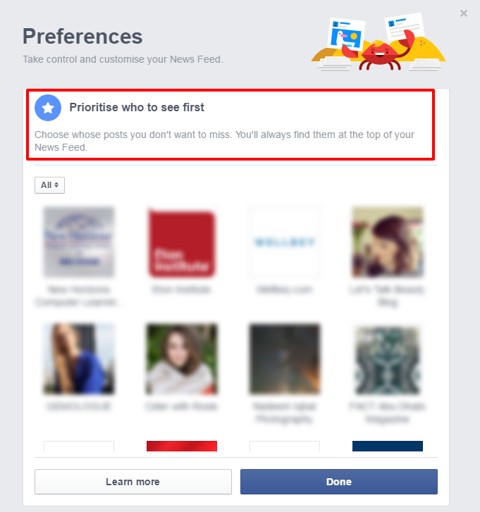 posting preferences