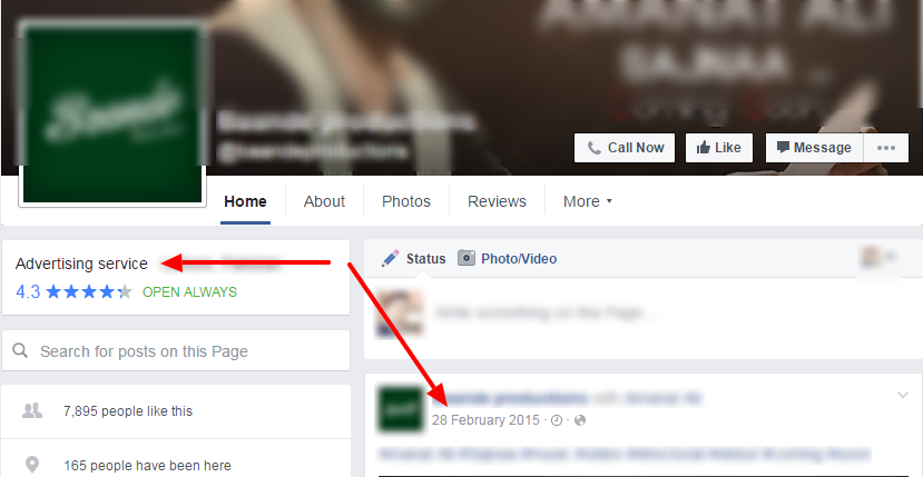 What good is an advertising agency that hasn't updated its Facebook page for more than a year?