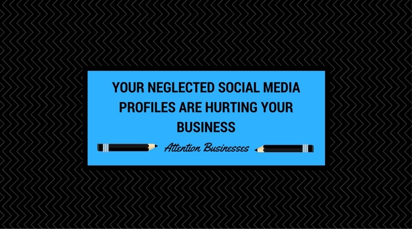 neglecting social media